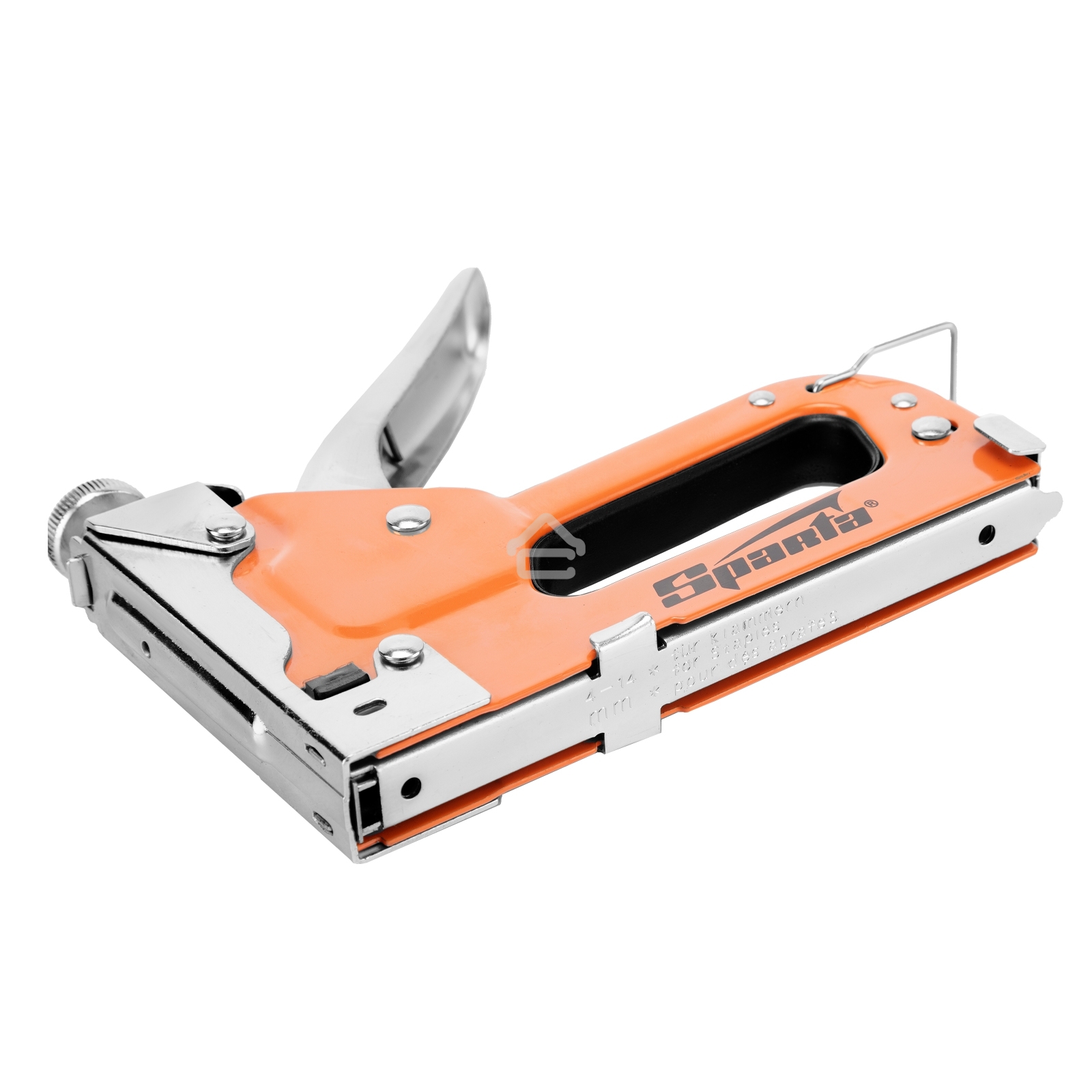 Степлер SPARTA 42002 мебельный регулируемый со скобами 200шт тип скобы №53 4-14мм