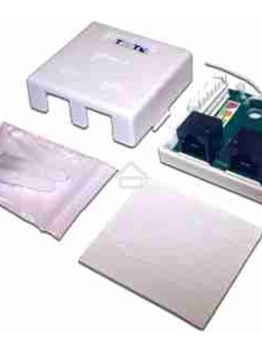 Розетка TWT (TWT-SM2-4512-WH) настенная 1 порт RJ-45 категории 5е и 1 порт RJ-12. UTP. белая