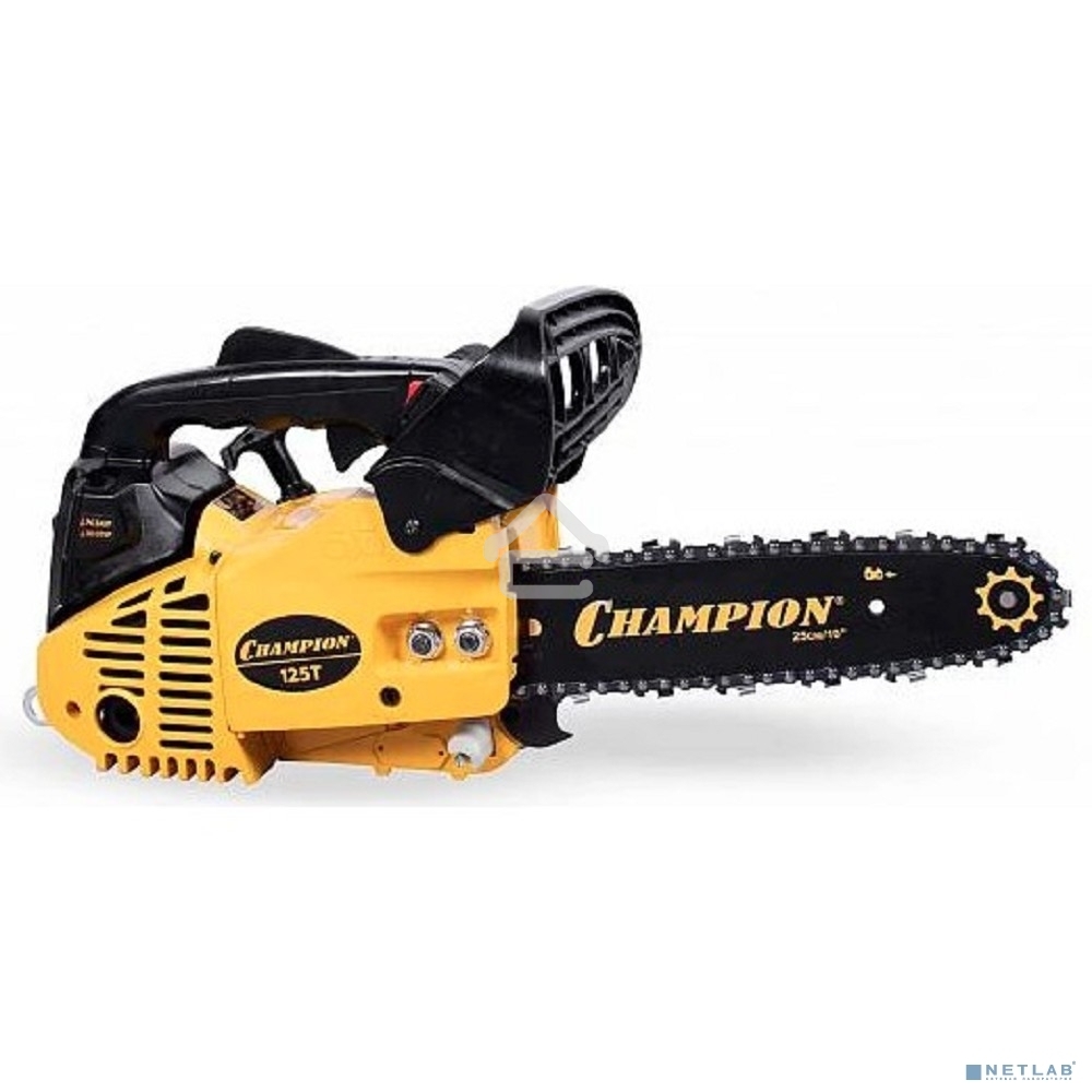Бензопила CHAMPION 125T10''-3/8''-1.3-40Е 0.7 кВт 3.2кг