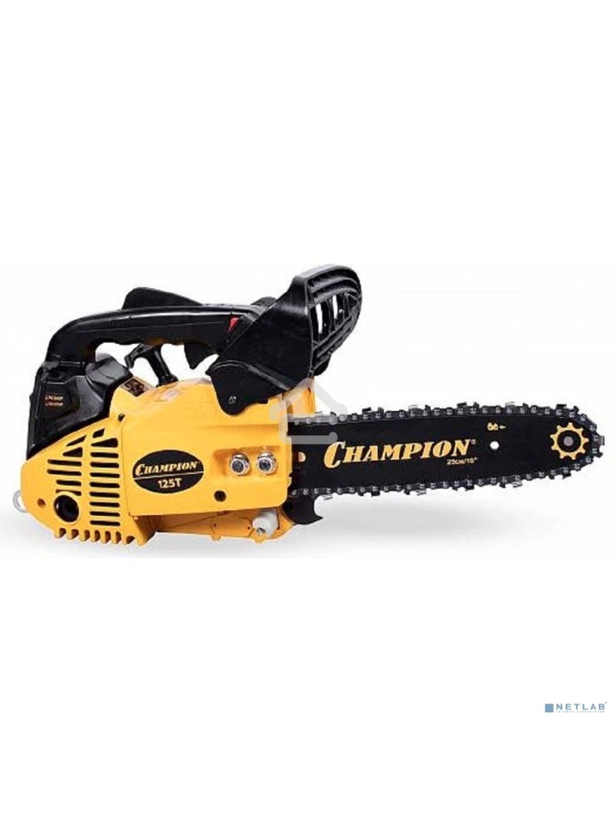 Бензопила CHAMPION 125T10''-3/8''-1.3-40Е 0.7 кВт 3.2кг
