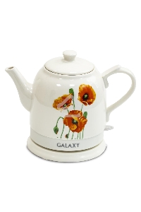 Чайник электрический Galaxy Line GL 0506, белый, керамика