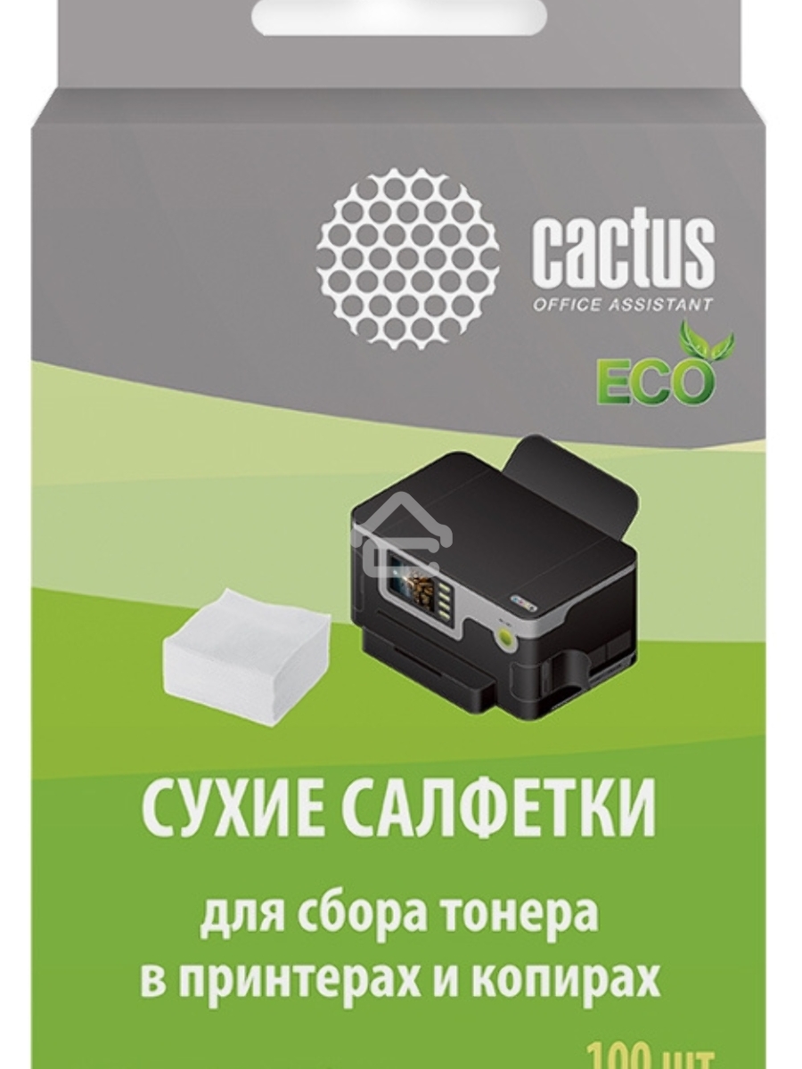 Салфетки Cactus CS-P2003E для принтеров и копиров 100шт сухих