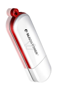 Флеш диск Silicon Power 8Gb LuxMini 320 SP008GBUF2320V1W USB2.0 белый