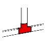 Тройник 15x10 мм METRA Тройник 15x10 мм METRA