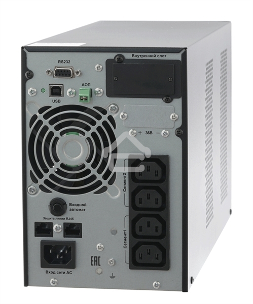 Источник бесперебойного питания двойного преобразования Связь инжиниринг, 1000ВА/1000Вт, напольный, 4xC13, SNMP слот, 2 года гарантия, Россия (АПСМ.435241.020-01)