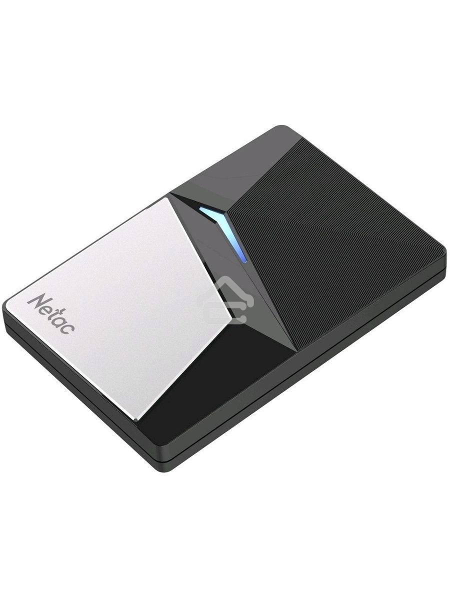 Накопитель внешний SSD External Netac 2.0Tb Z7S <NT01Z7S-002T-32BK> (USB3.2, up to 550/480MBs, 89х60х11.5mm, Aluminium+Steel+Plastic)