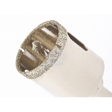 Сверло алмазное Matrix по керамограниту, 38 х 67 мм, 3-гранный хвостовик