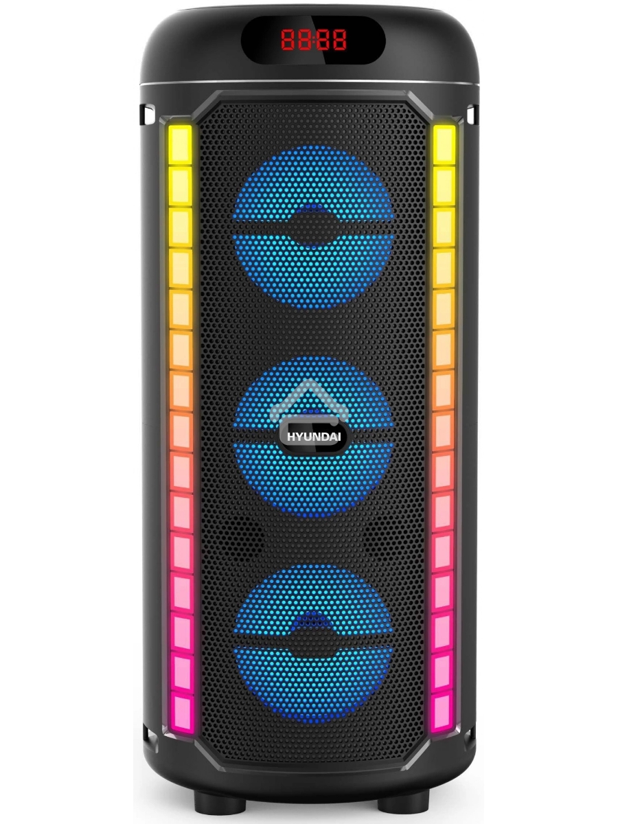 Минисистема Hyundai H-MC1221 черный 15Вт FM USB BT SD/MMC