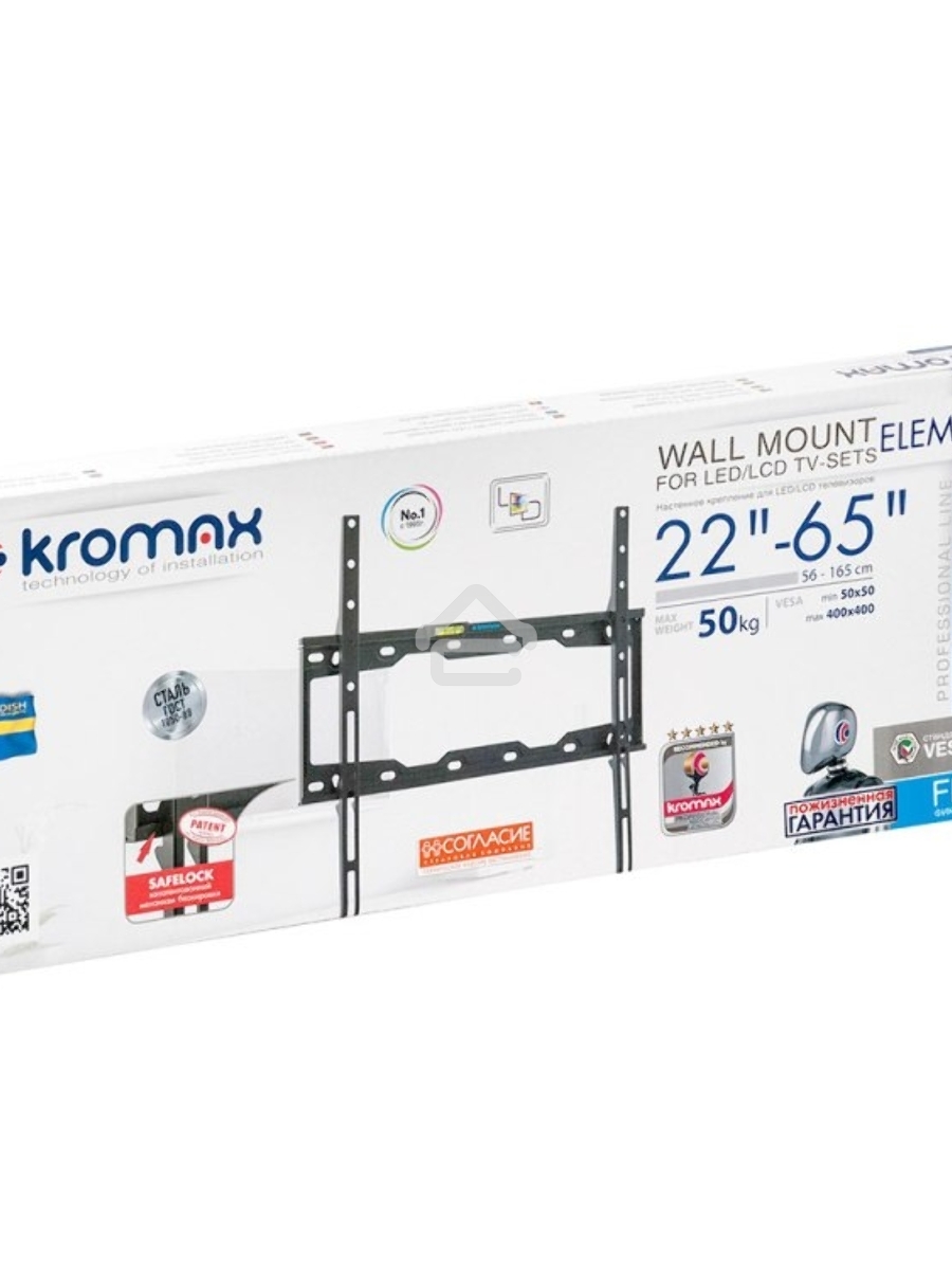 Кронштейн для LED/LCD телевизоров Kromax ELEMENT-3 черный