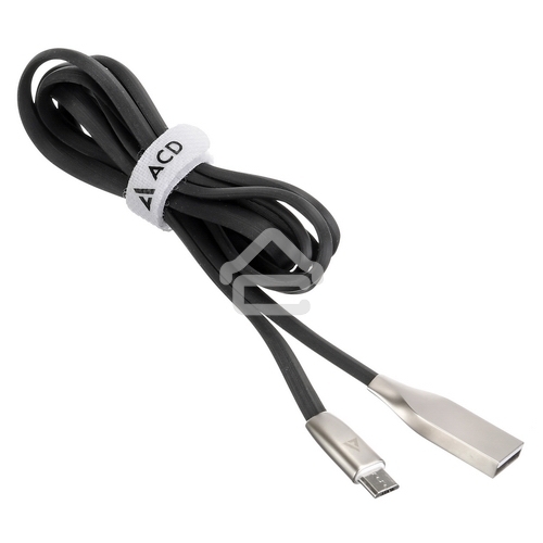 Кабель USB ACD-Infinity MicroUSB - USB-A TPE, 1.2м, черный