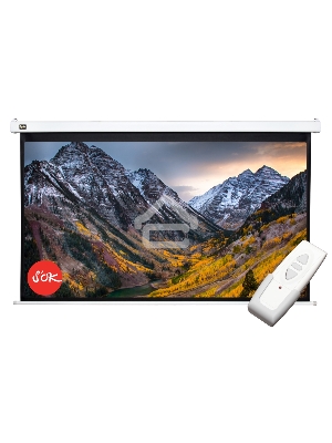 Экран 186x105см Motoscreen 16:9 настенно-потолочный  (моторизованный) 84' Matt White (MW)