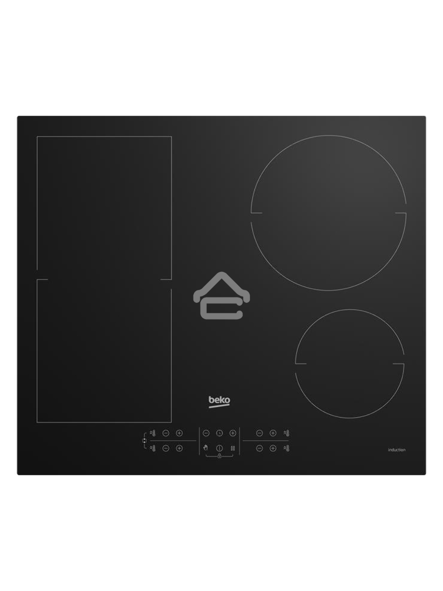 Встраиваемая индукционная варочная поверхность Beko HII 64200 FMT, Черный