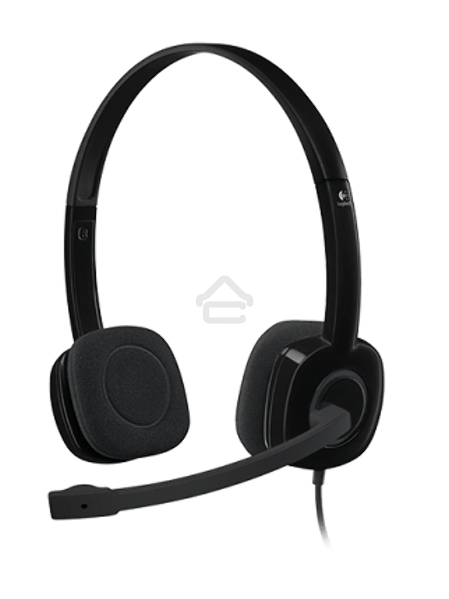 Наушники Logitech Headset H151 Stereo черный