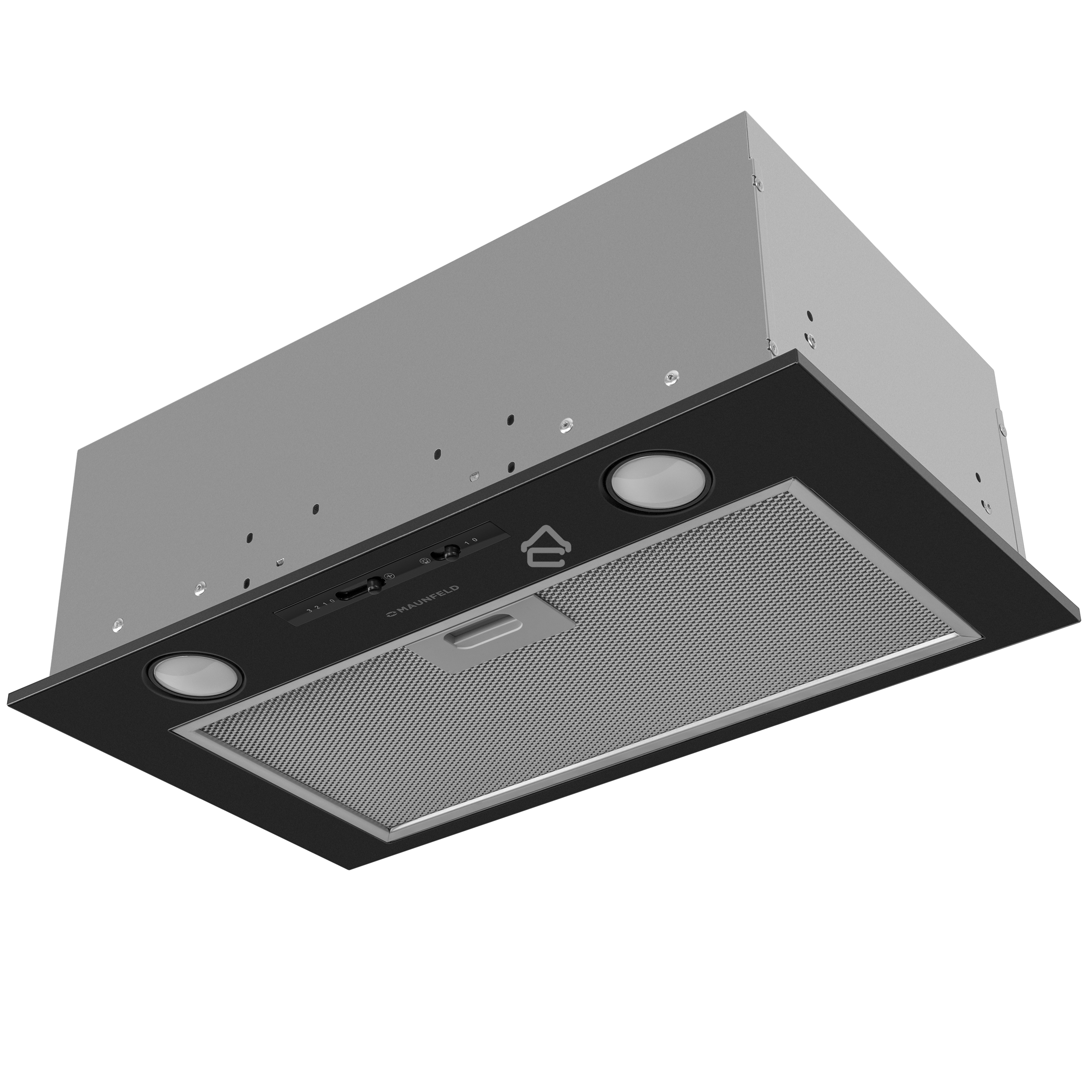 Вытяжка полновстраиваемая Maunfeld Crosby Light 5028, черный, 50 см, 850 куб. м/ч, 55 дБ