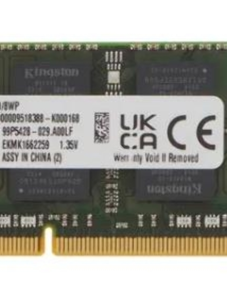 Оперативная память Kingston ValueRAM, DDR3L, 8GB (1x8GB), 1600MHz, CL11, SO-DIMM