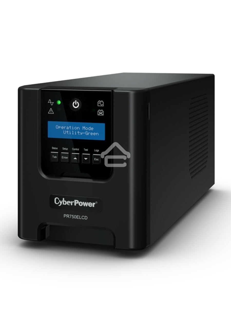 Источник бесперебойного питания CyberPower PR750ELCD 750VA/675W USB/RJ11/45 (6 IEC)