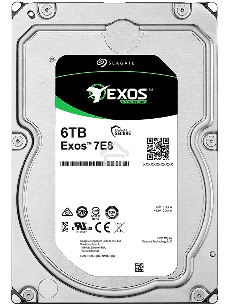 Жесткий диск Seagate Original SATA-III 4Tb ST4000NM000A Exos 7E8 (7200rpm) 256Mb 3.5