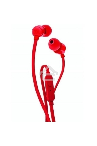 Наушники-гарнитура JBL T110 красный