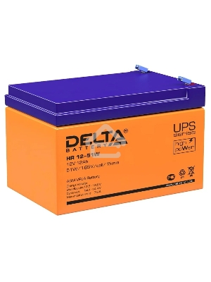 Батарея Delta HR 12-51W (12V, 12Ah)