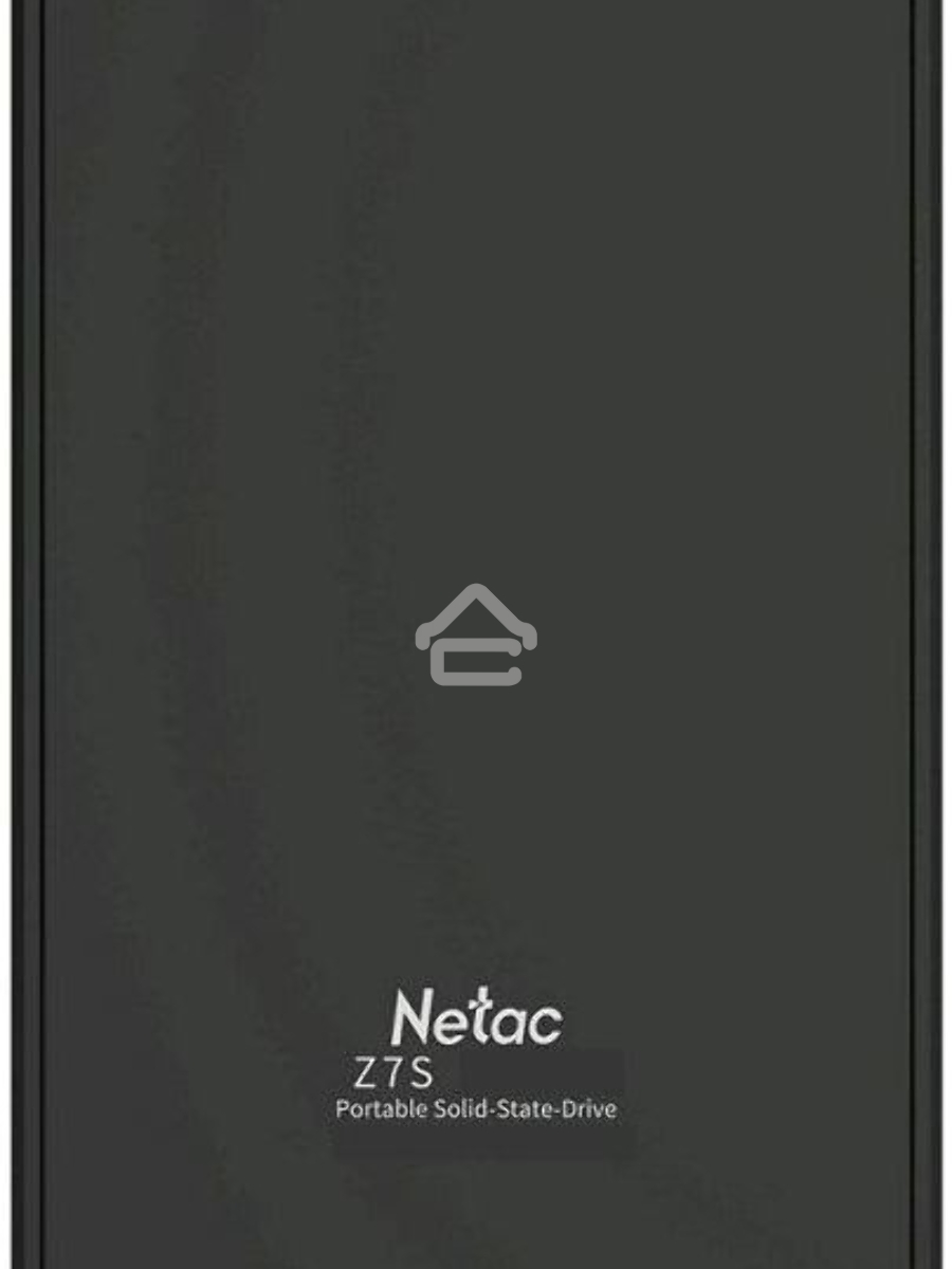 Накопитель внешний SSD External Netac 2.0Tb Z7S <NT01Z7S-002T-32BK> (USB3.2, up to 550/480MBs, 89х60х11.5mm, Aluminium+Steel+Plastic)