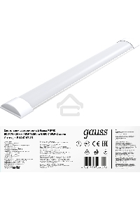Светильник светодиодный Gauss IP20 600*76*24мм 18W 1560lm 6500K WLF-2 сталь 1/20