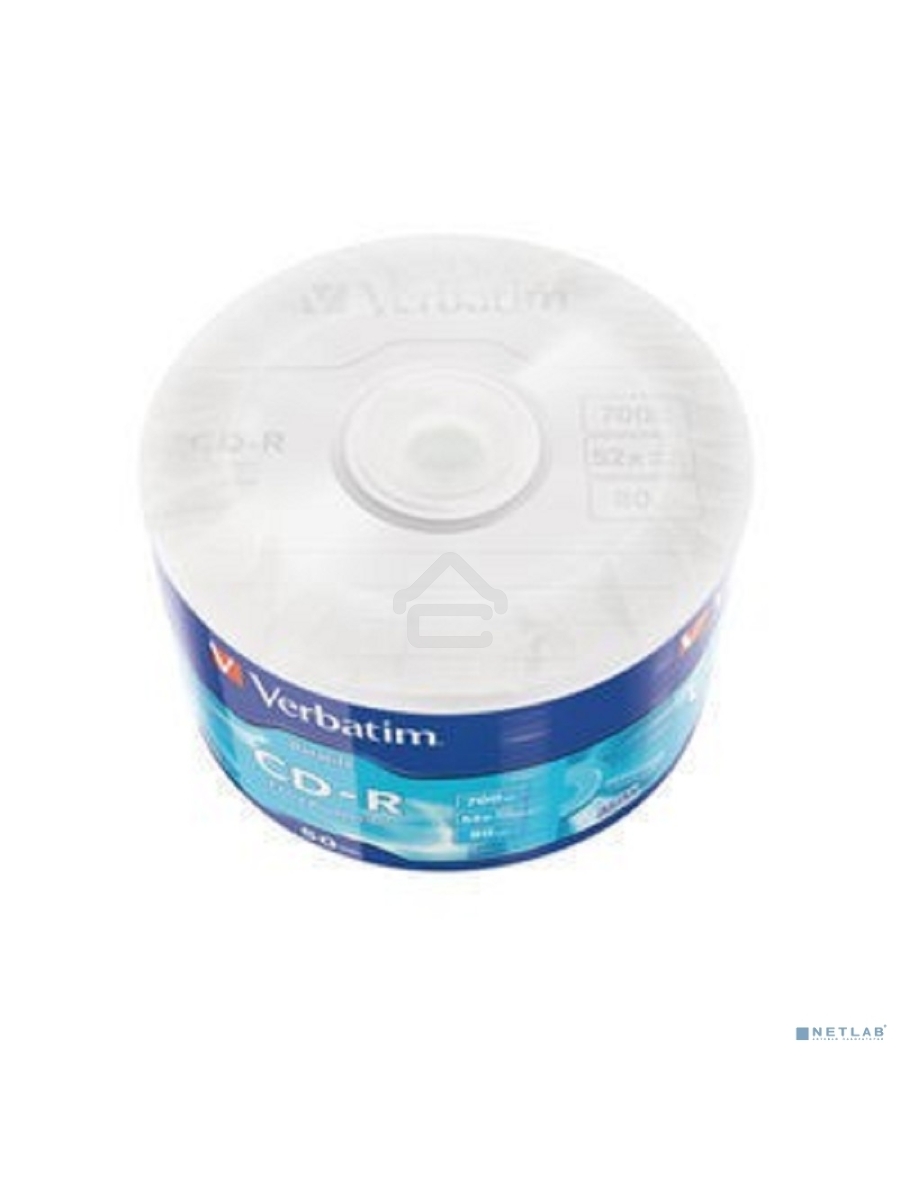 Диск CD-R Verbatim 700 Mb, 52x, Shrink (50), DataLife (50/600)