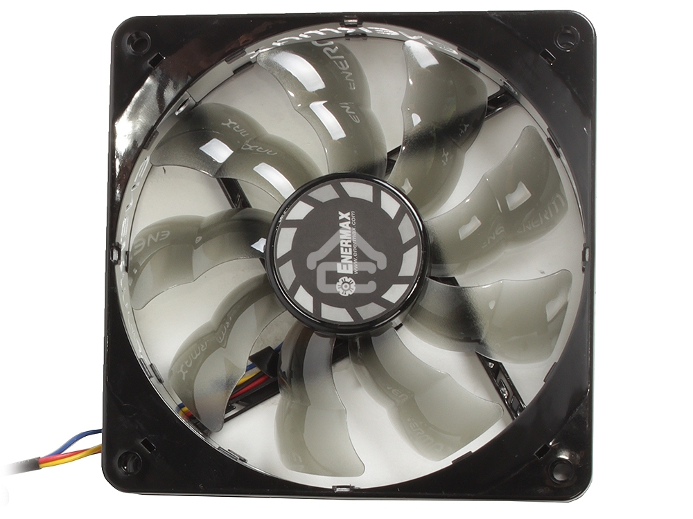 Вентилятор Enermax 12см UCTB12P T.B. Silence PWM 120x120x25, рамка HALO, 500-1500 об/мин, 8-18 дба, 45,04-121,05 м3/ч, адаптер 3P к 4P