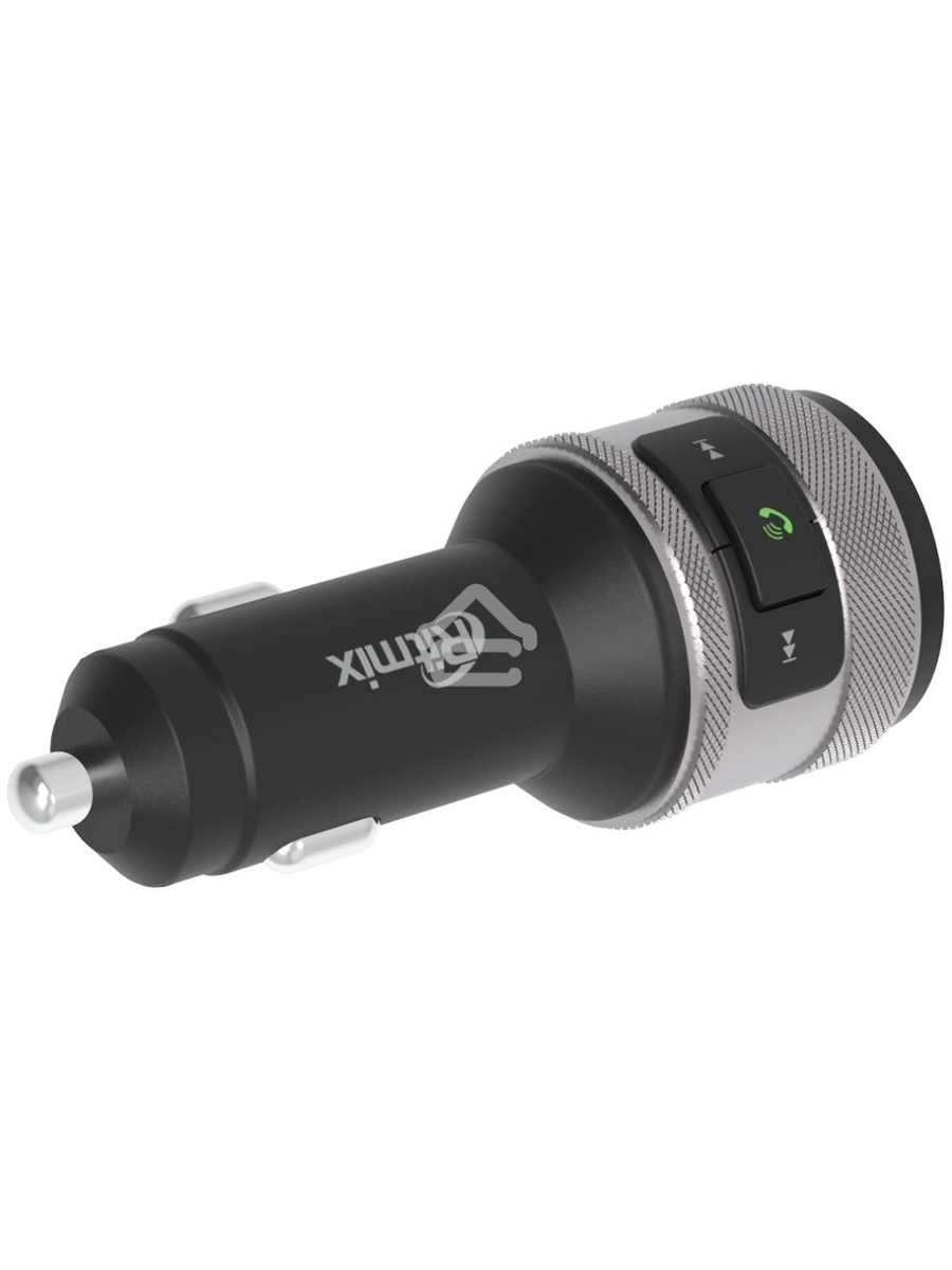 Автомобильный FM-модулятор Ritmix FMT-A707 черный MicroSD BT USB