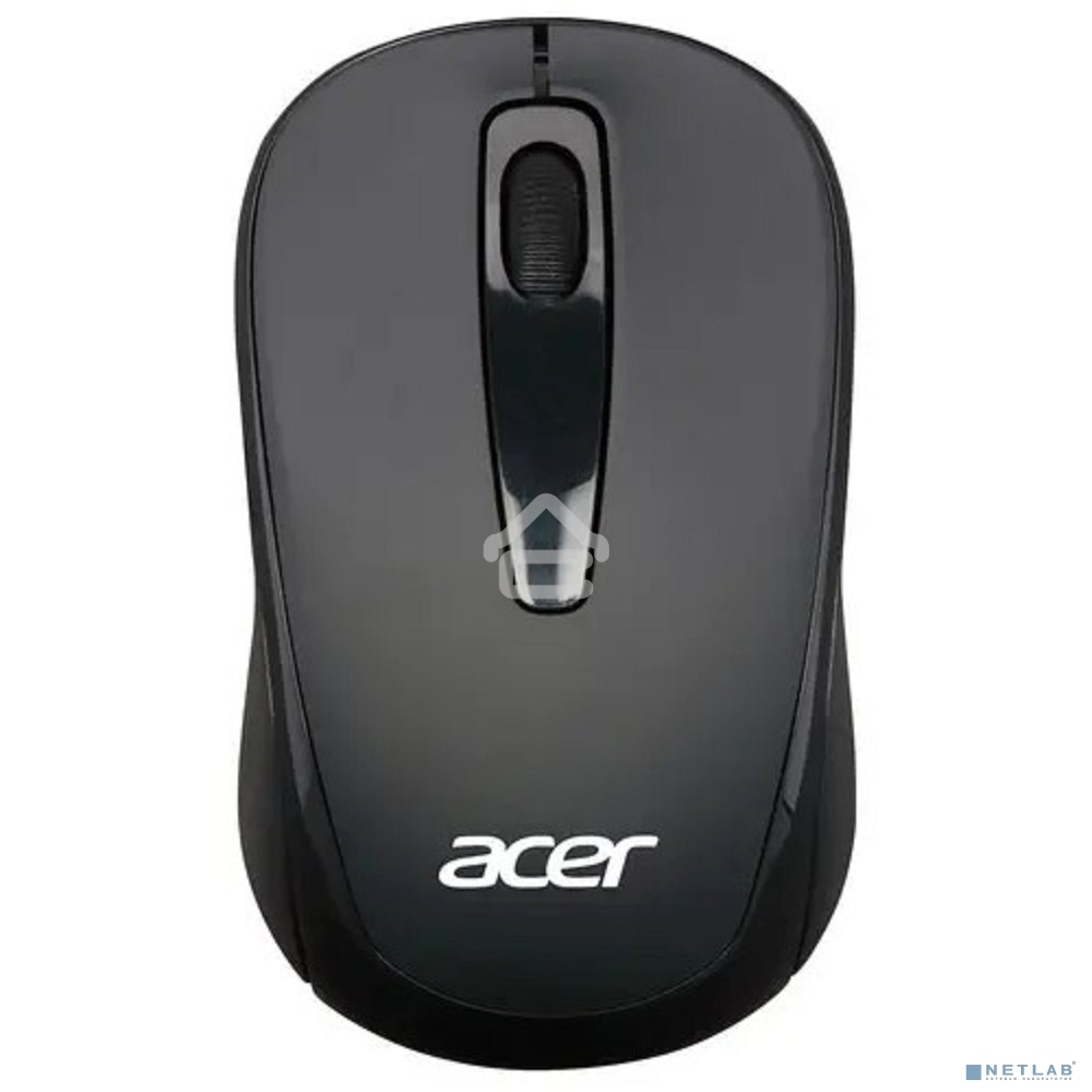 Мышь беспроводная Acer OMR133 черный, 1000 dpi, радиоканал, USB, кнопки - 3