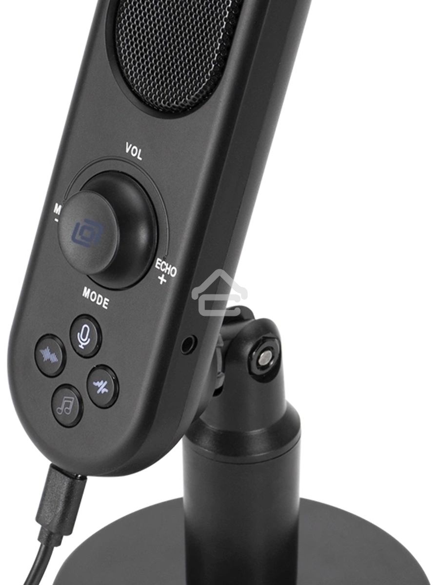 Микрофон проводной Оклик MP-M300 1.5м черный