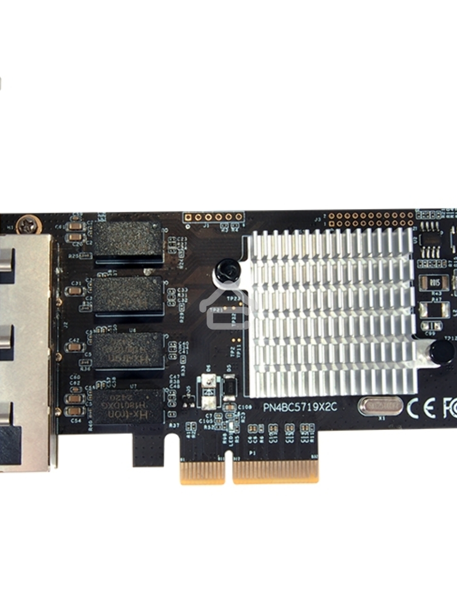 Сетевая карта SUNRICH TECHNOLOGY N-1060 1G Quad Port RJ45 PCIE Ethernet Adapter with Broadcom BCM5719 chipset