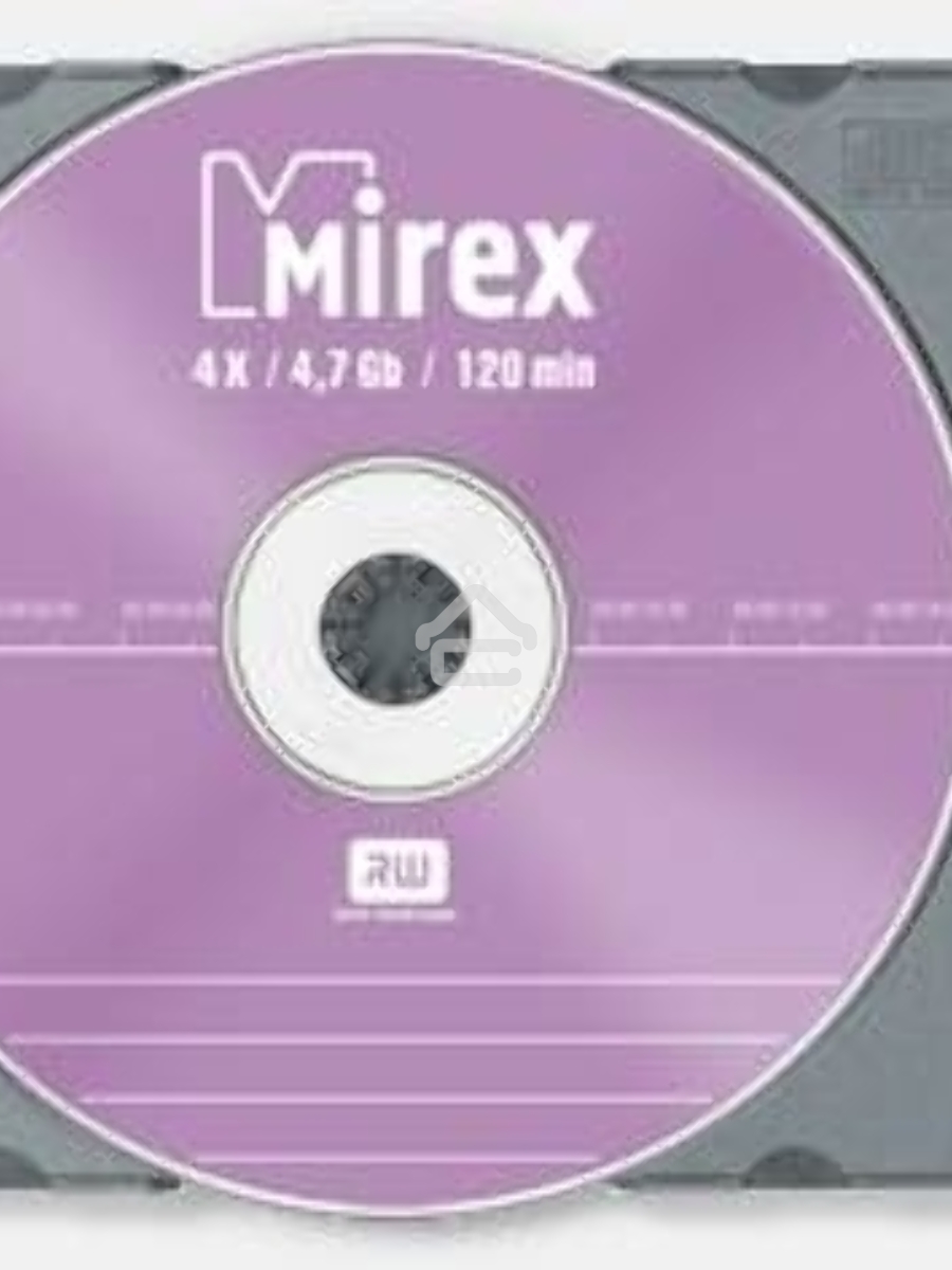 Диск DVD+RW Mirex 4.7 Gb, 4x, Slim Case (1), (1/50)