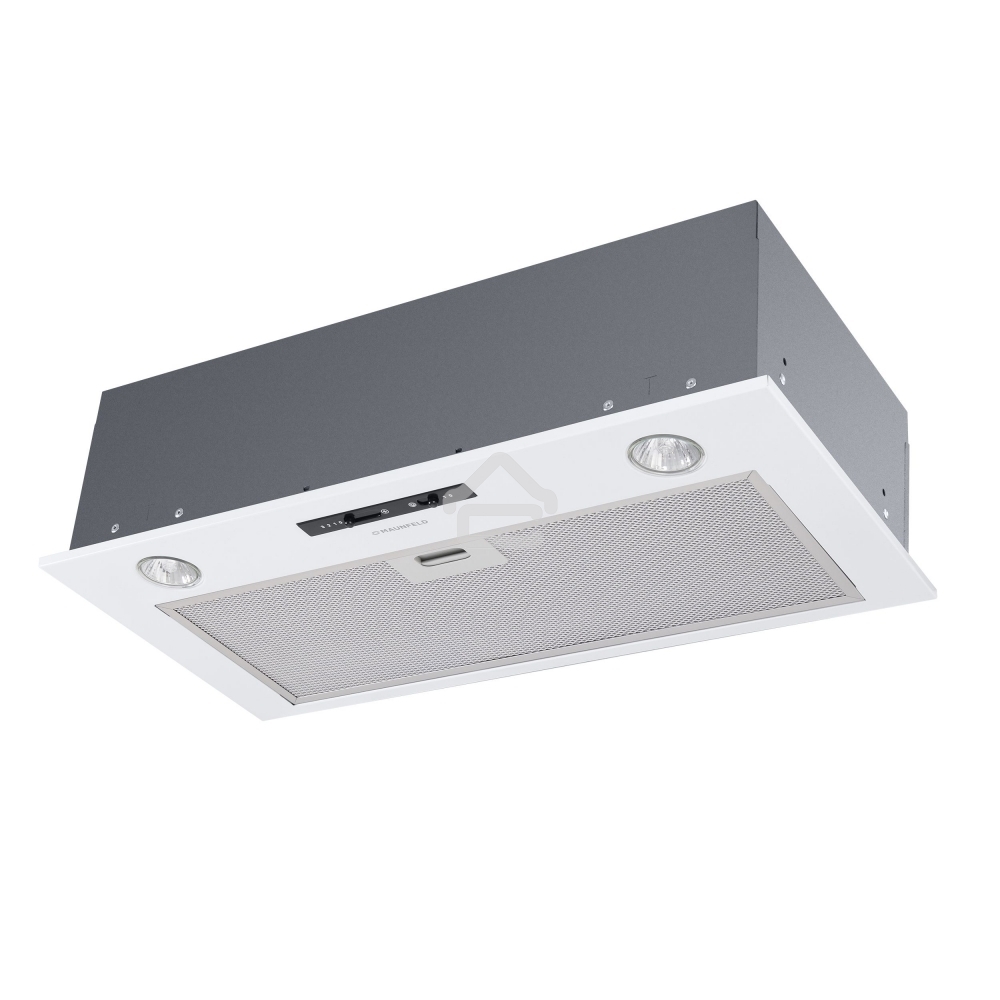 Вытяжка встраиваемая Maunfeld Crosby Light (C) 60 белый, 60 см, 850 куб. м/ч, 48 дБ
