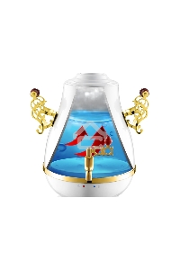 Самовар Centek CT-0092 A (белый+рисунок+золото), 4.0л, 2300Вт, поддерж.t + LED индикатор