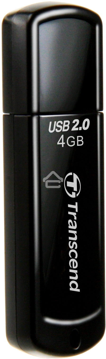 Флешка USB R/W Transcend 4GB JetFlash 350, USB 2.0, черный