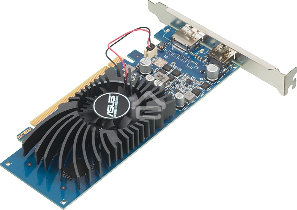 Видеокарта AsusGT1030-2G-BRK nVidia GeForce GT 1030 2048Mb 64bit GDDR5 1228/6008/HDMIx1/DPx1/HDCP PCI-Elow profile Ret