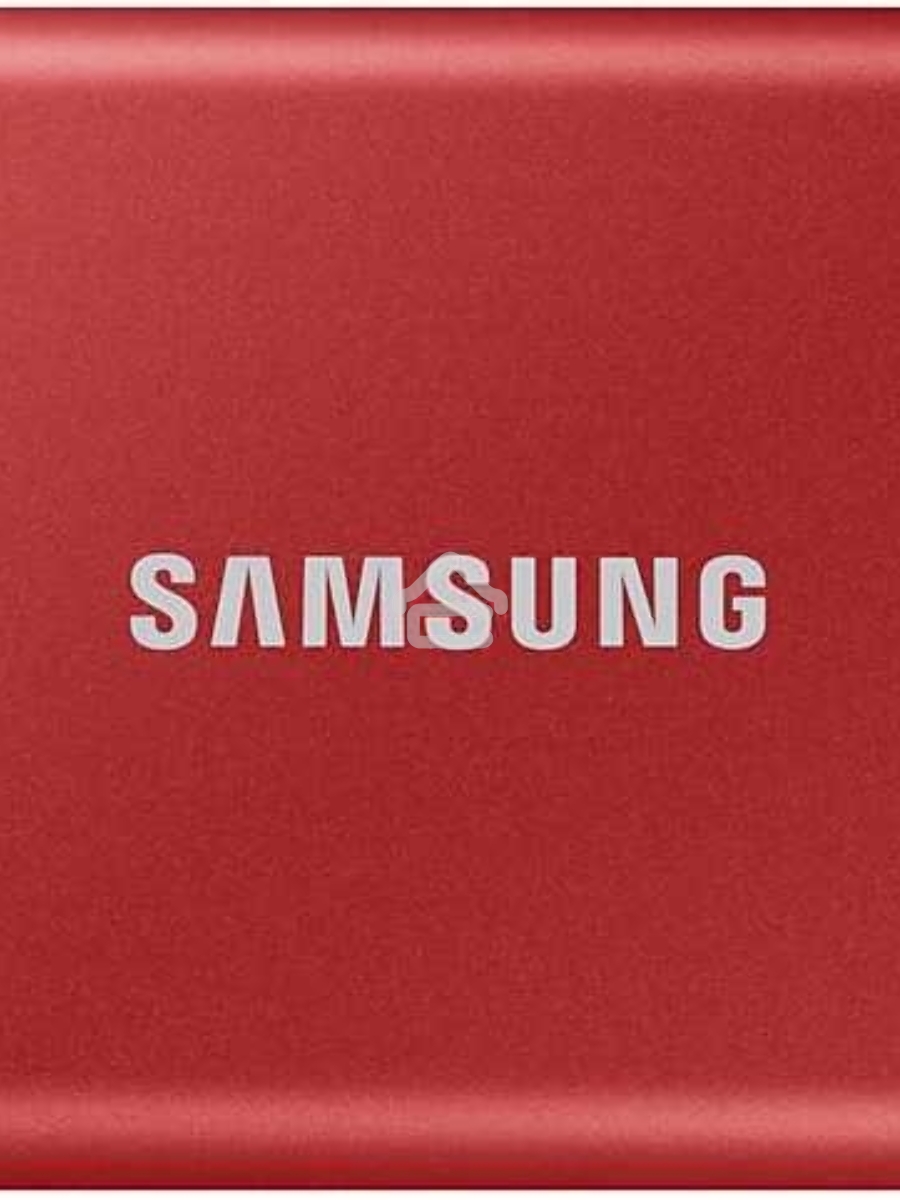 Твердотельный накопитель Samsung SSD 2TB T7, USB Type-C, R/W 1000/1050MB/s, красный