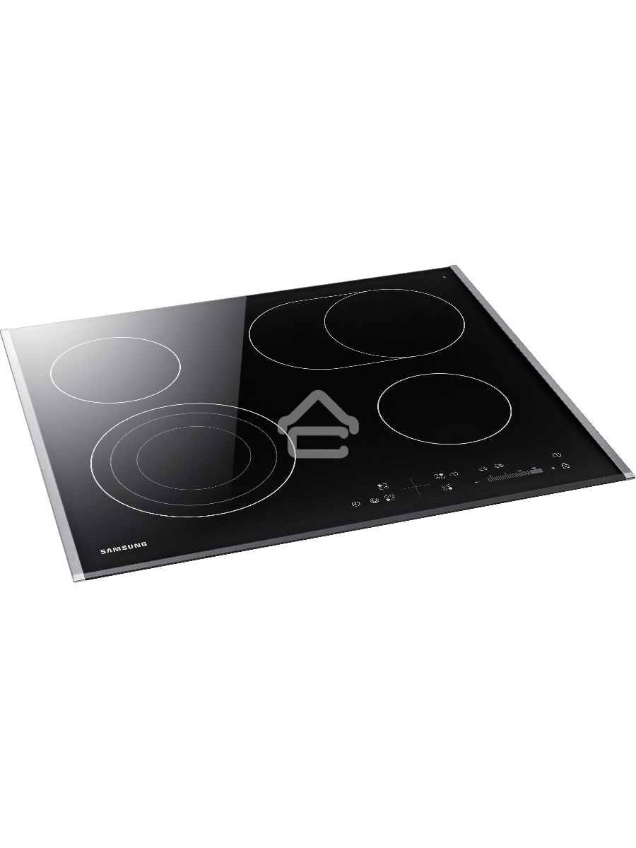 Встраиваемая электрическая панель Samsung NZ64T3536DK/WT 59 x 50.5 x 5.2 см., электронное управление, 15 степеней мощности, автоматическое отключение, защита от детей, блокировка управления, дисплей, 4 конфорки, 2 с зоной расширения, рамка из нержавеющей 