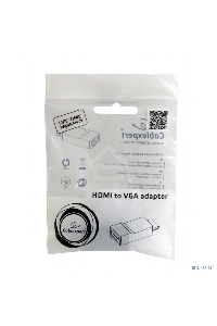 Переходник Gembird Переходник HDMI-VGA Cablexpert A-HDMI-VGA-001, 19M/15F