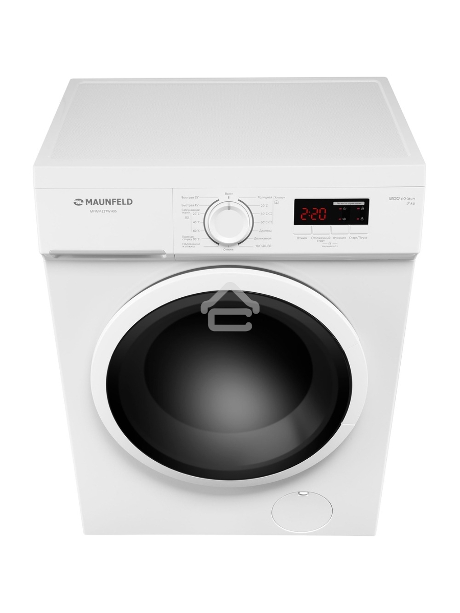 Стиральная машина Maunfeld MFWM127WH05 белый, загрузка фронтальная 7 кг, 1200 об/мин., класс: А+++