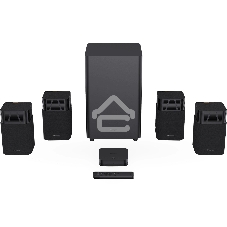 Саундбар Hisense HT SATURN 4.1.2 720Вт+240Вт черный