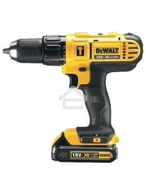 Дрель-шуруповерт DeWalt DCD778S2T-QW, Аккумуляторная, 18В, 2 АКБ, Ударная, Кейс