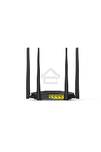 Маршрутизатор Tenda AC5 1200Mbps 11AC wave2Router, MU-MIMO,1Ghz CPU，4X5dbi Antennas, 1X100Mbps WAN, 3x100Mbps LAN,WiFi On/Off Switch,Universal Rep