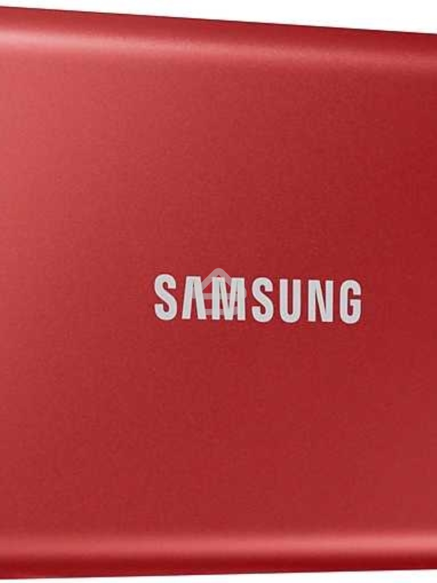 Твердотельный накопитель Samsung SSD 2TB T7, USB Type-C, R/W 1000/1050MB/s, красный