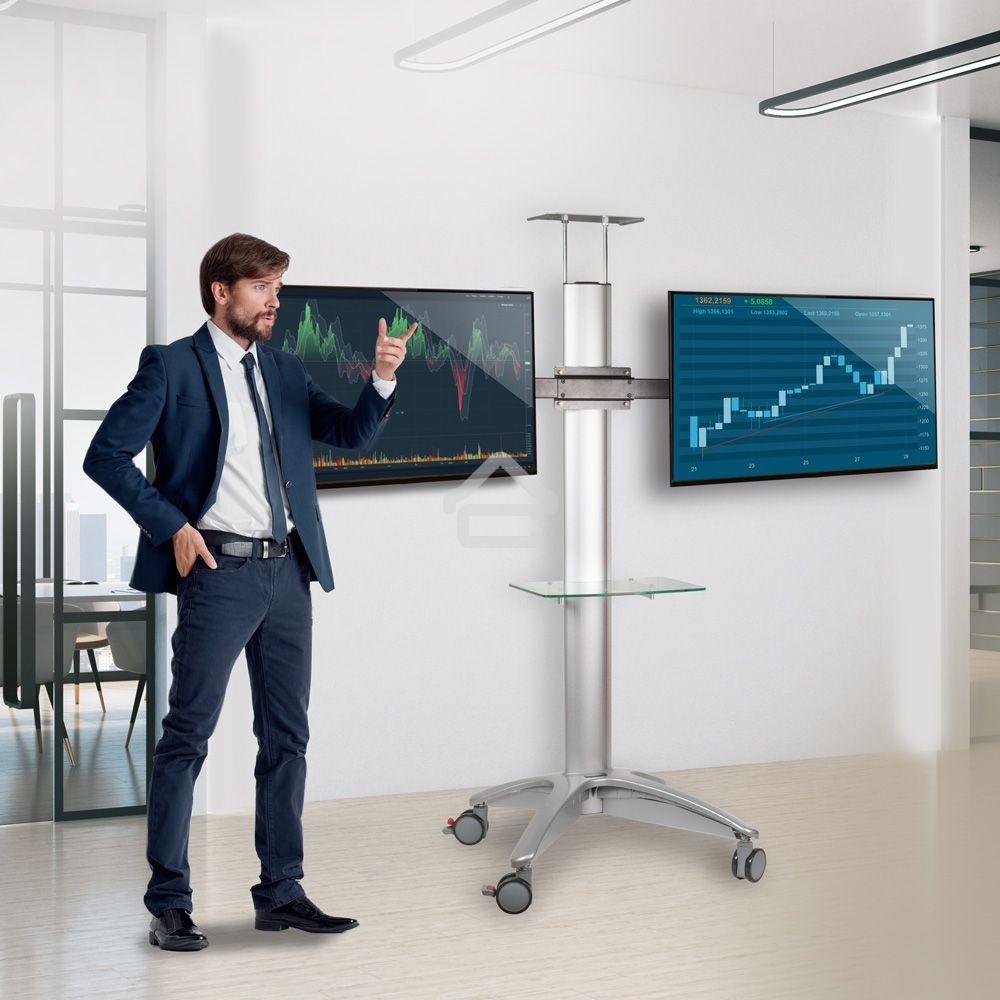 Подставка для телевизора Arm Media PT-STAND-15 (комплект из двух коробок) серебристый 26