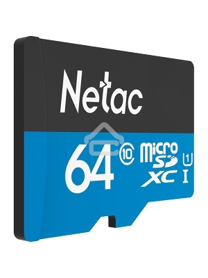 Флеш карта microSDHC 64GB Netac P500 <NT02P500STN-064G-S> (без SD адаптера) 80MB/s
