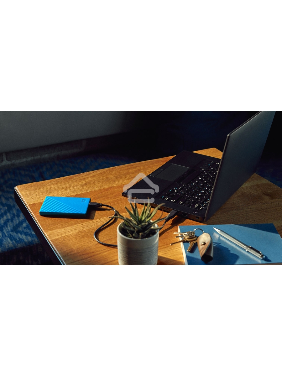 Накопитель Portable HDD 5TB WD My Passport (Blue), USB 3.2 Gen1, 107x75x19mm, 210g /12 мес./