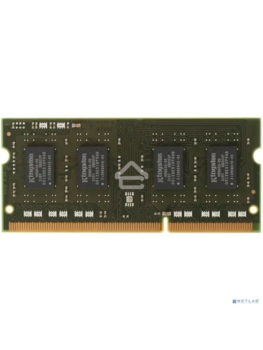 Оперативная память Kingston ValueRAM, DDR3, 4GB (1x4GB), 1600MHz, CL11, SO-DIMM