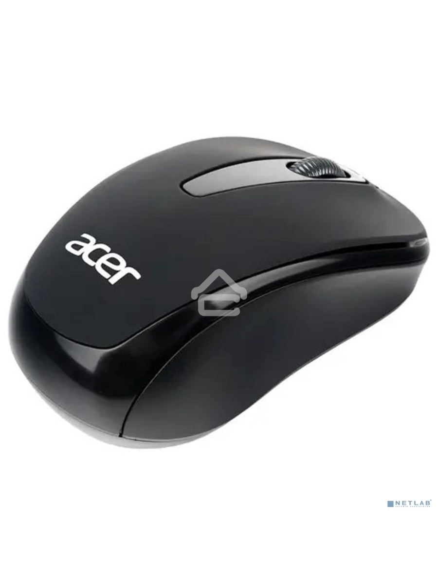 Мышь беспроводная Acer OMR133 черный, 1000 dpi, радиоканал, USB, кнопки - 3