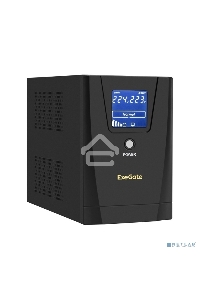 Источник бесперебойного питания ExeGate SpecialPro Smart LLB-1200.LCD.AVR.2SH.3C13.USB <1200VA/750W, LCD, AVR, 2*Schuko+3*C13, USB, съемн.кабель, металлический корпус, Black>